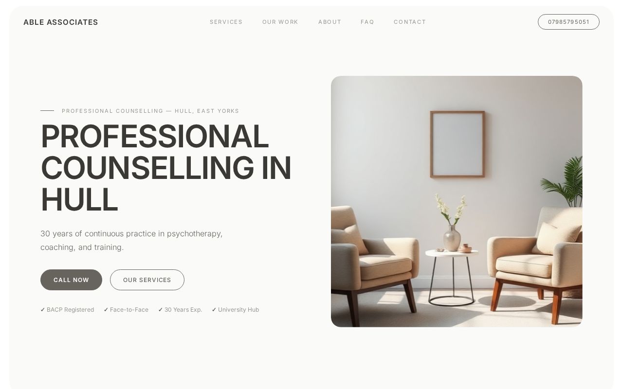 Your new website