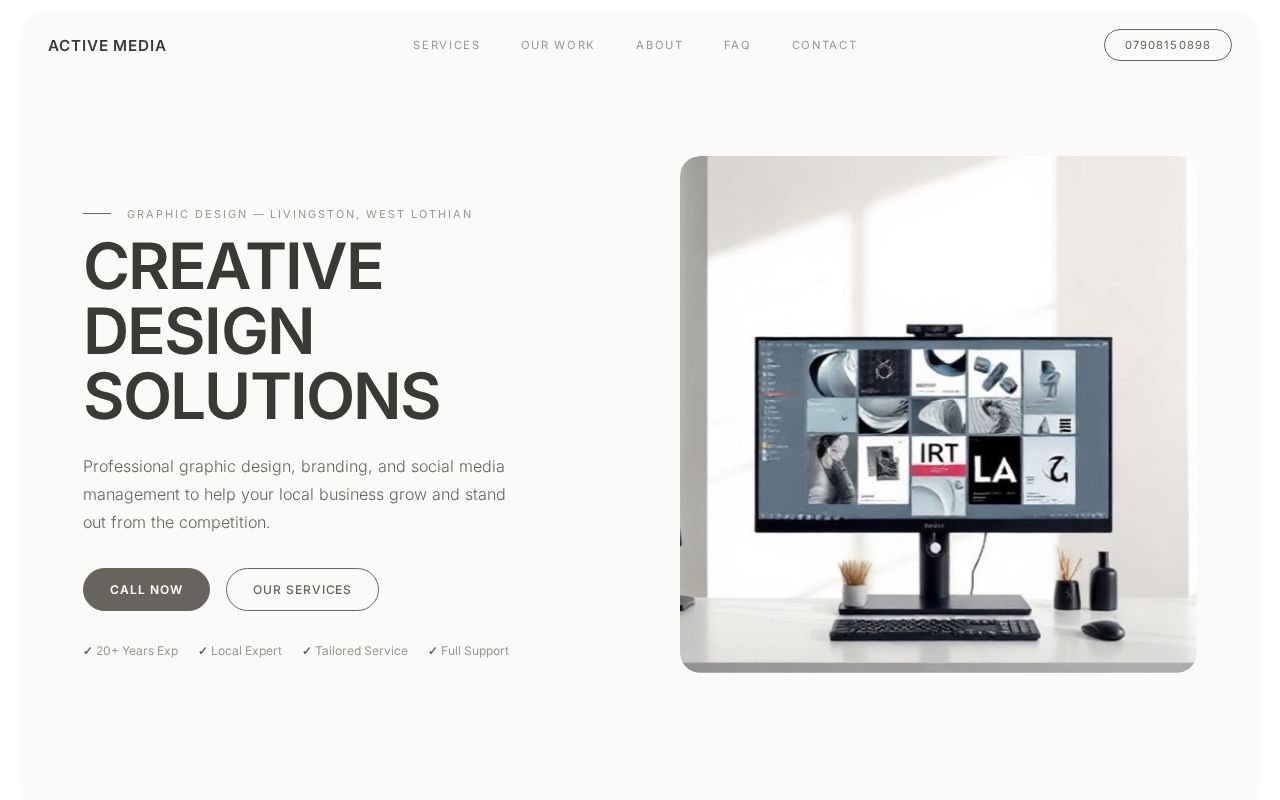 Your new website