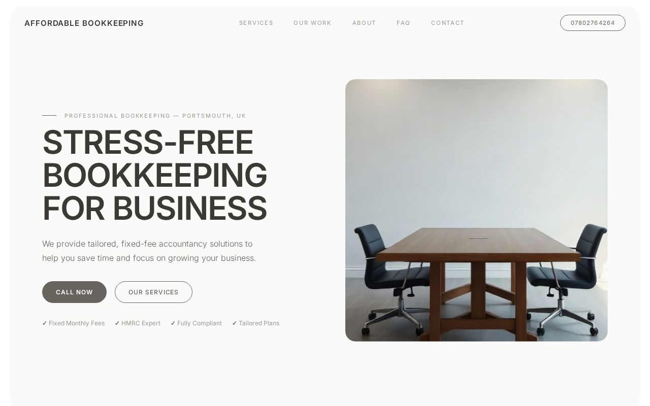 Your new website