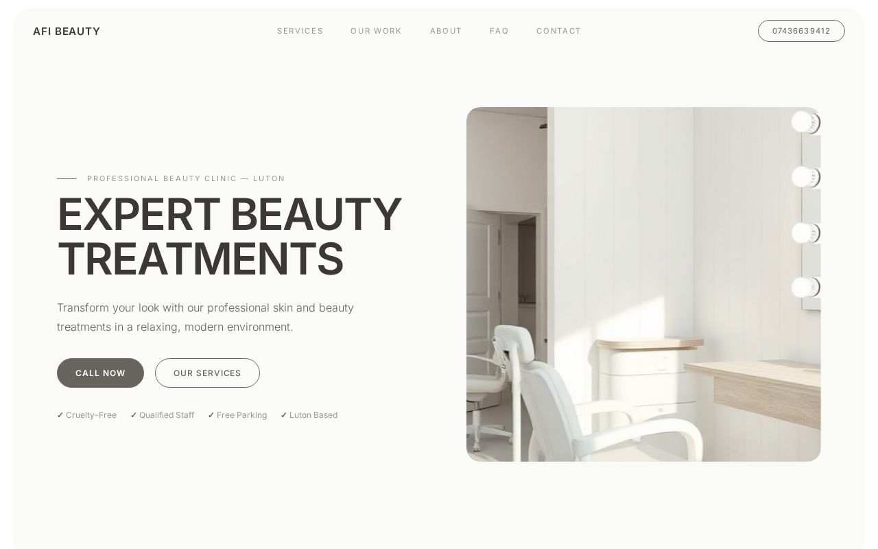Your new website