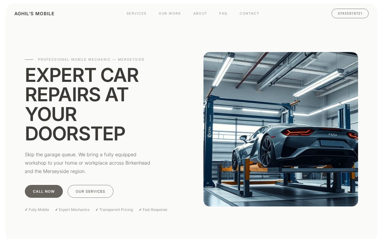 Your new website