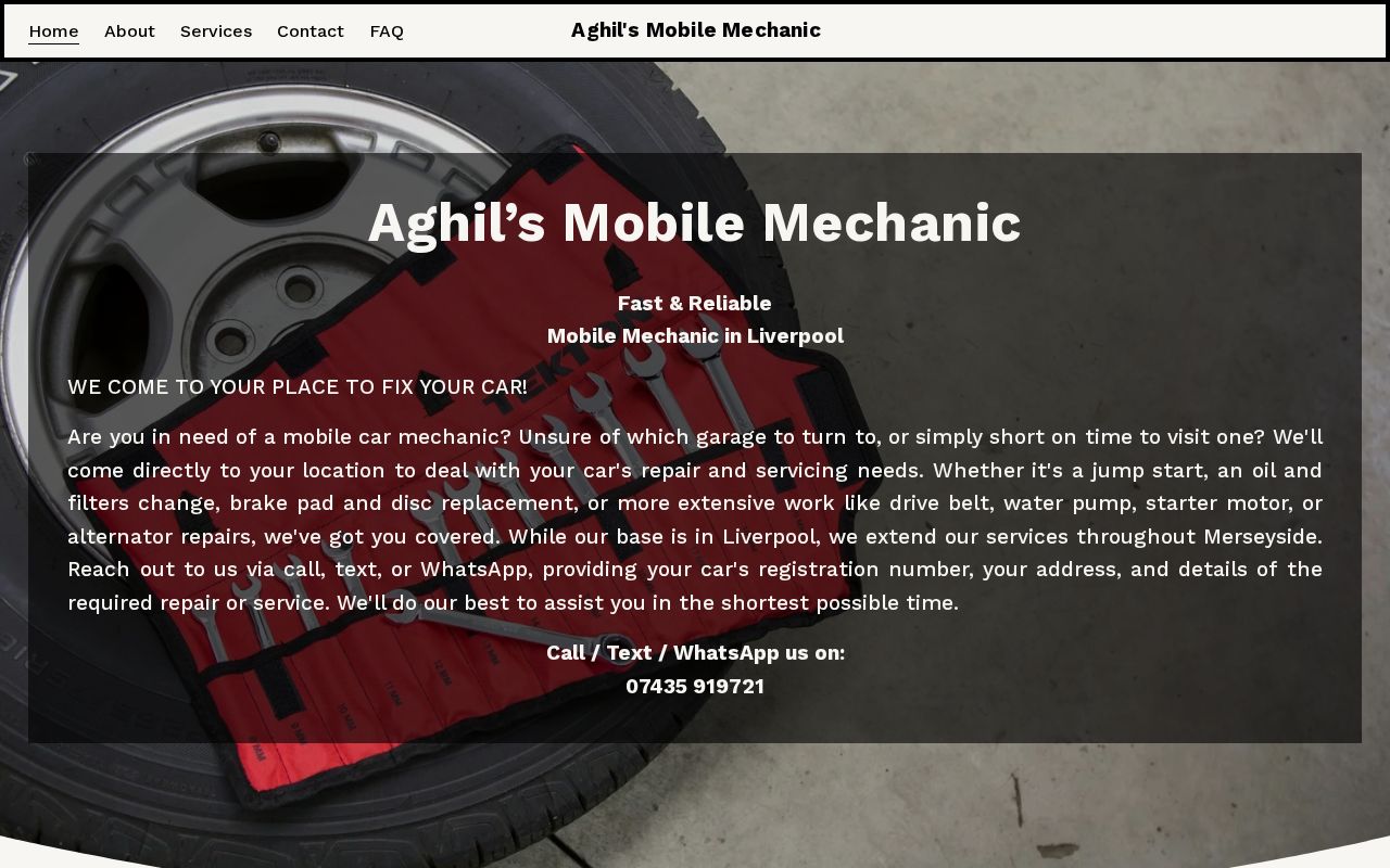 Your current website