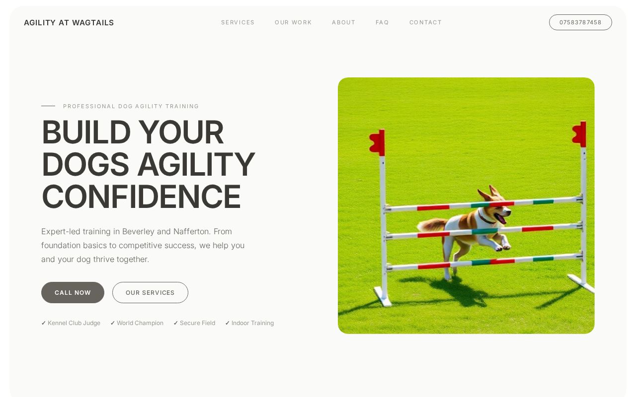 Your new website