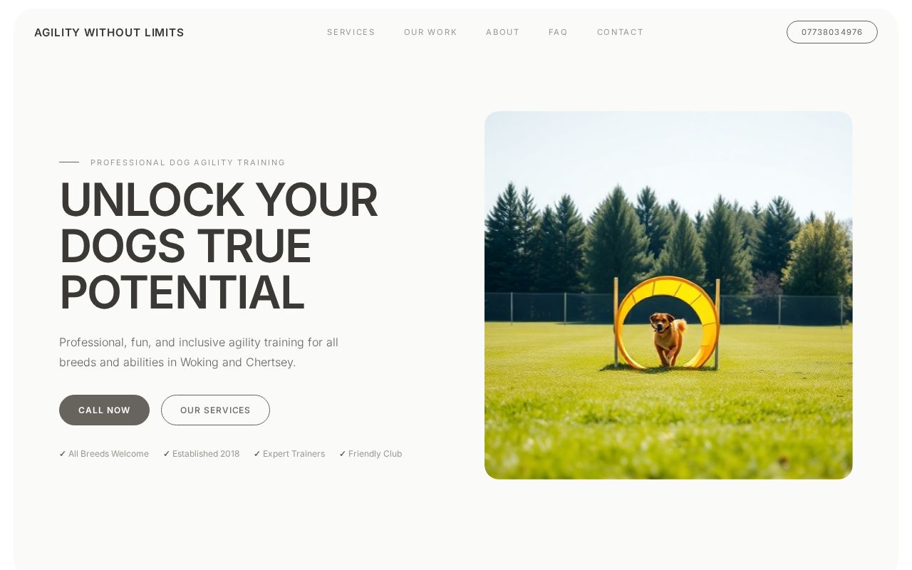 Your new website