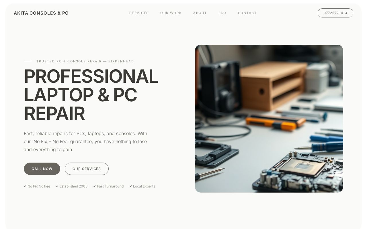 Your new website