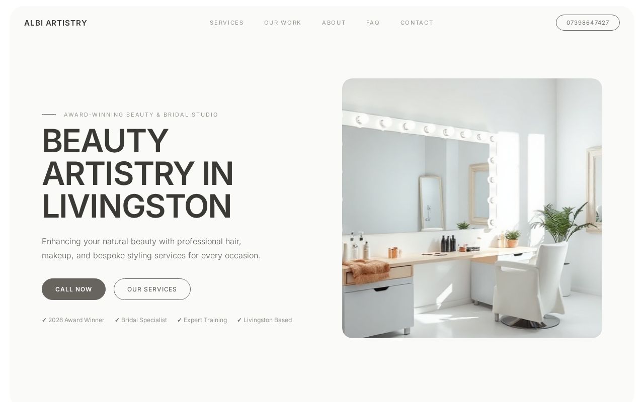 Your new website