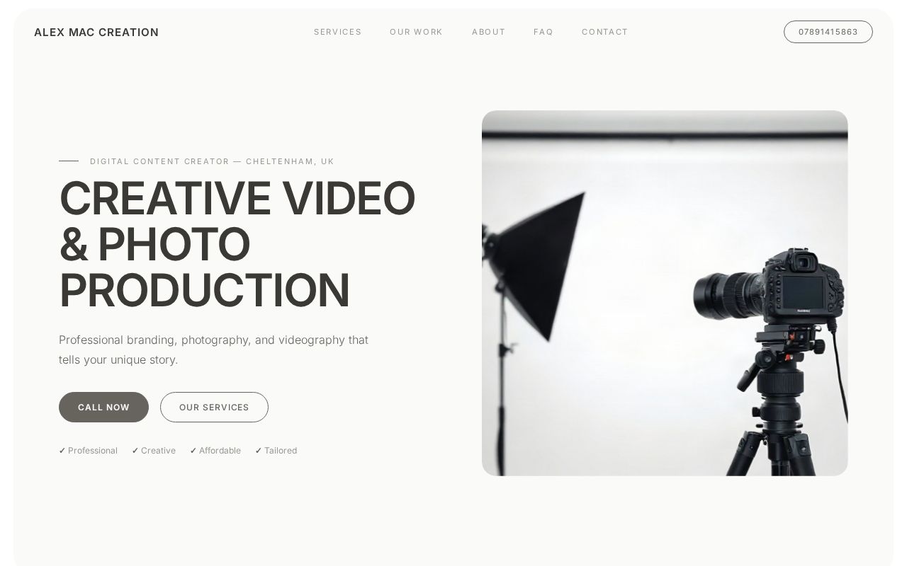 Your new website