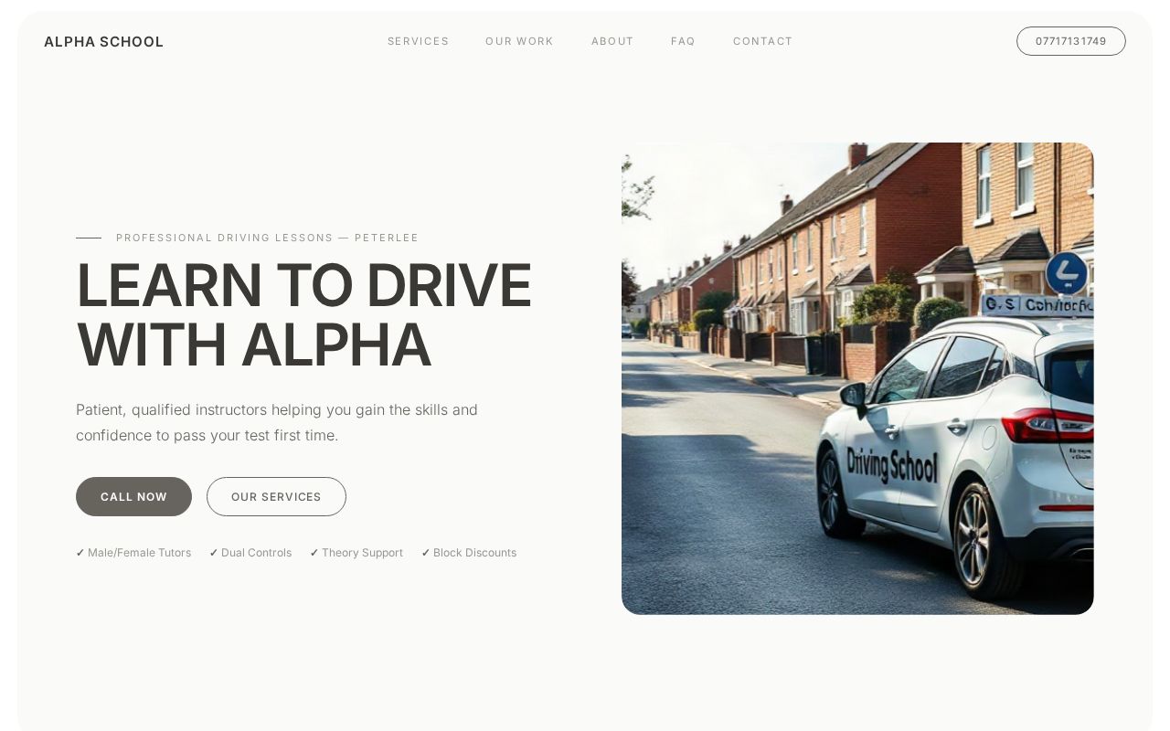 Your new website