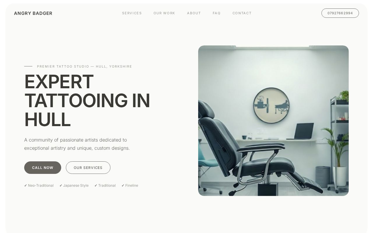 Your new website