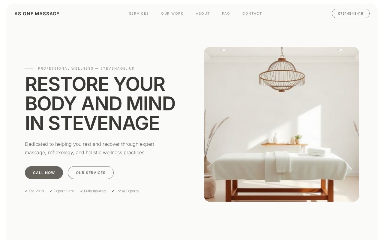 Your new website