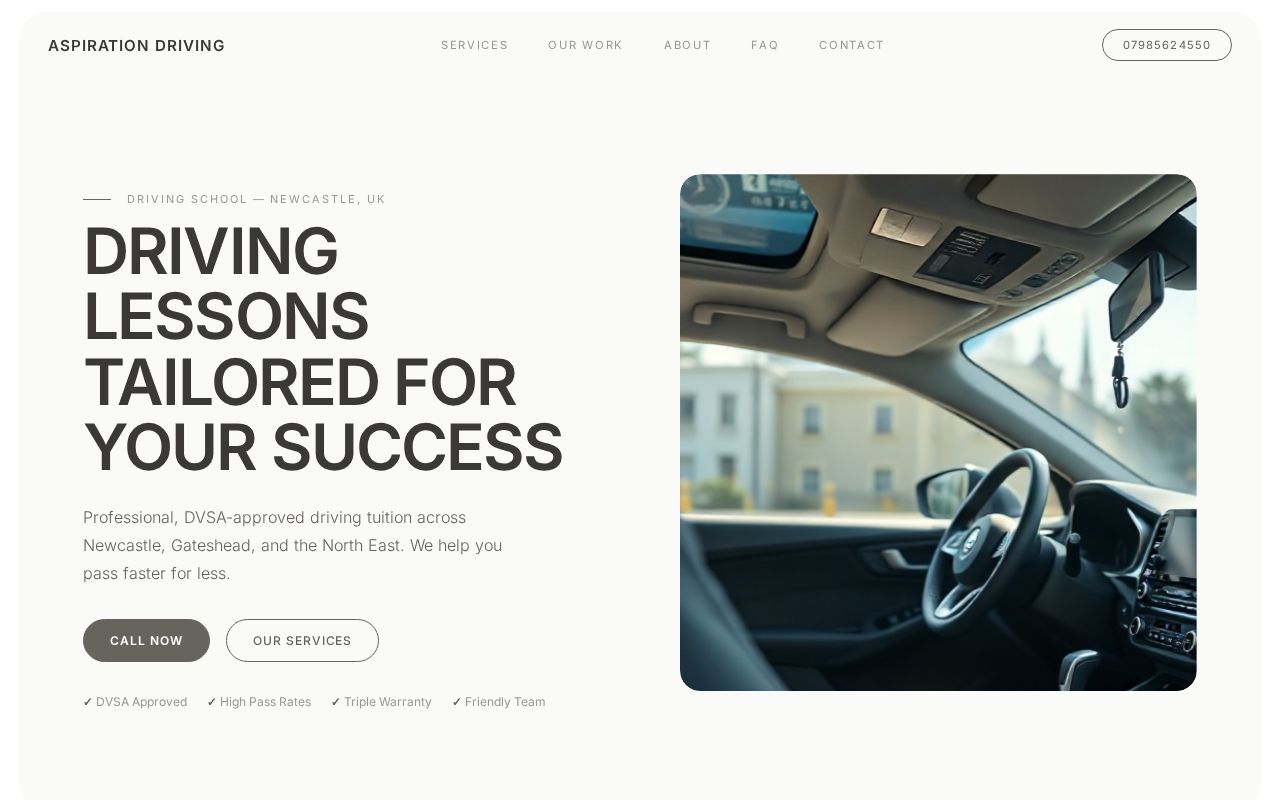 Your new website