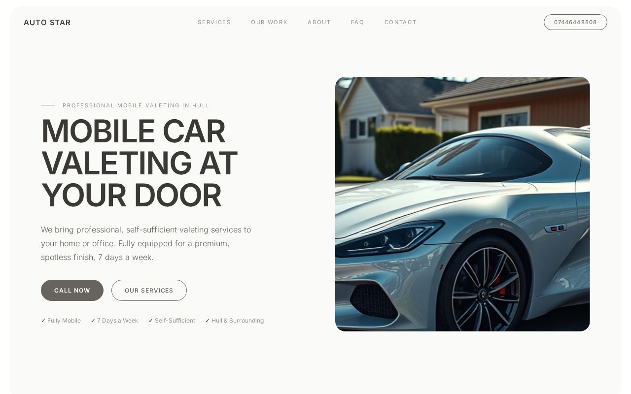 Your new website