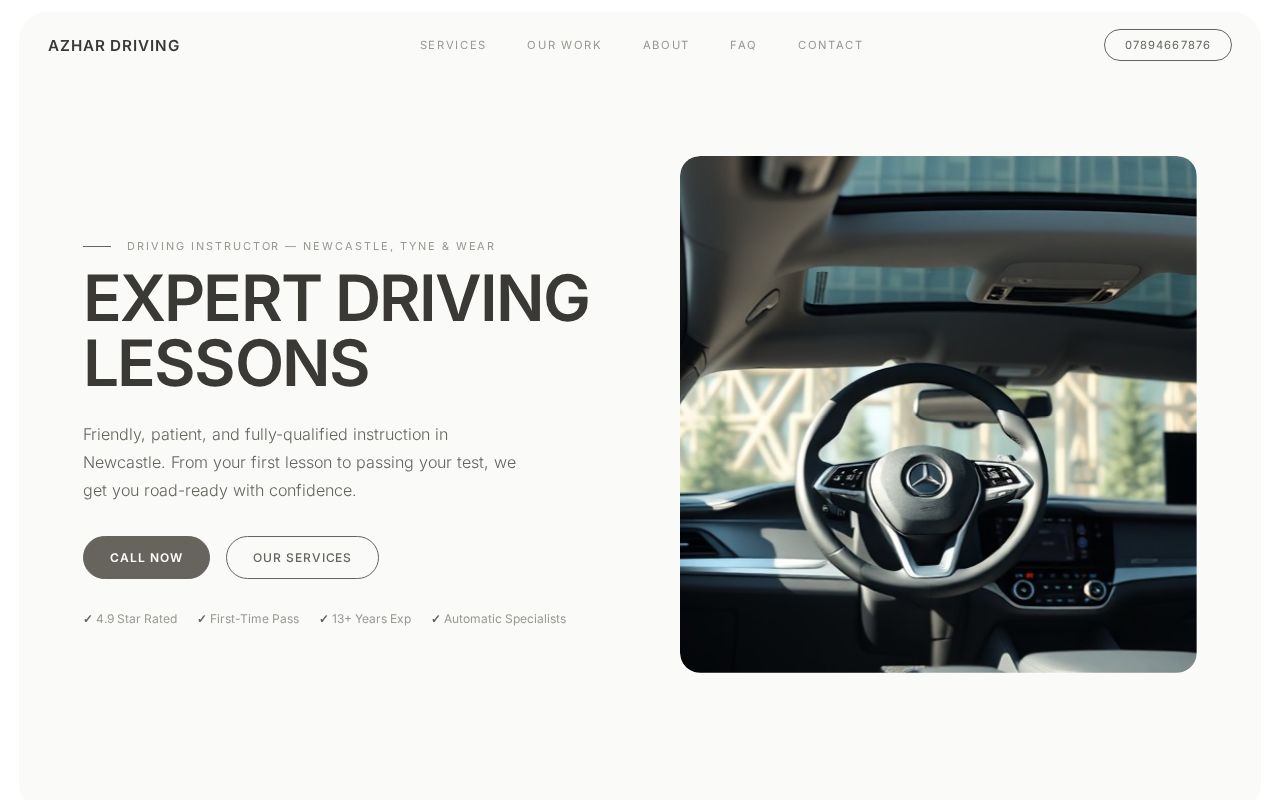 Your new website