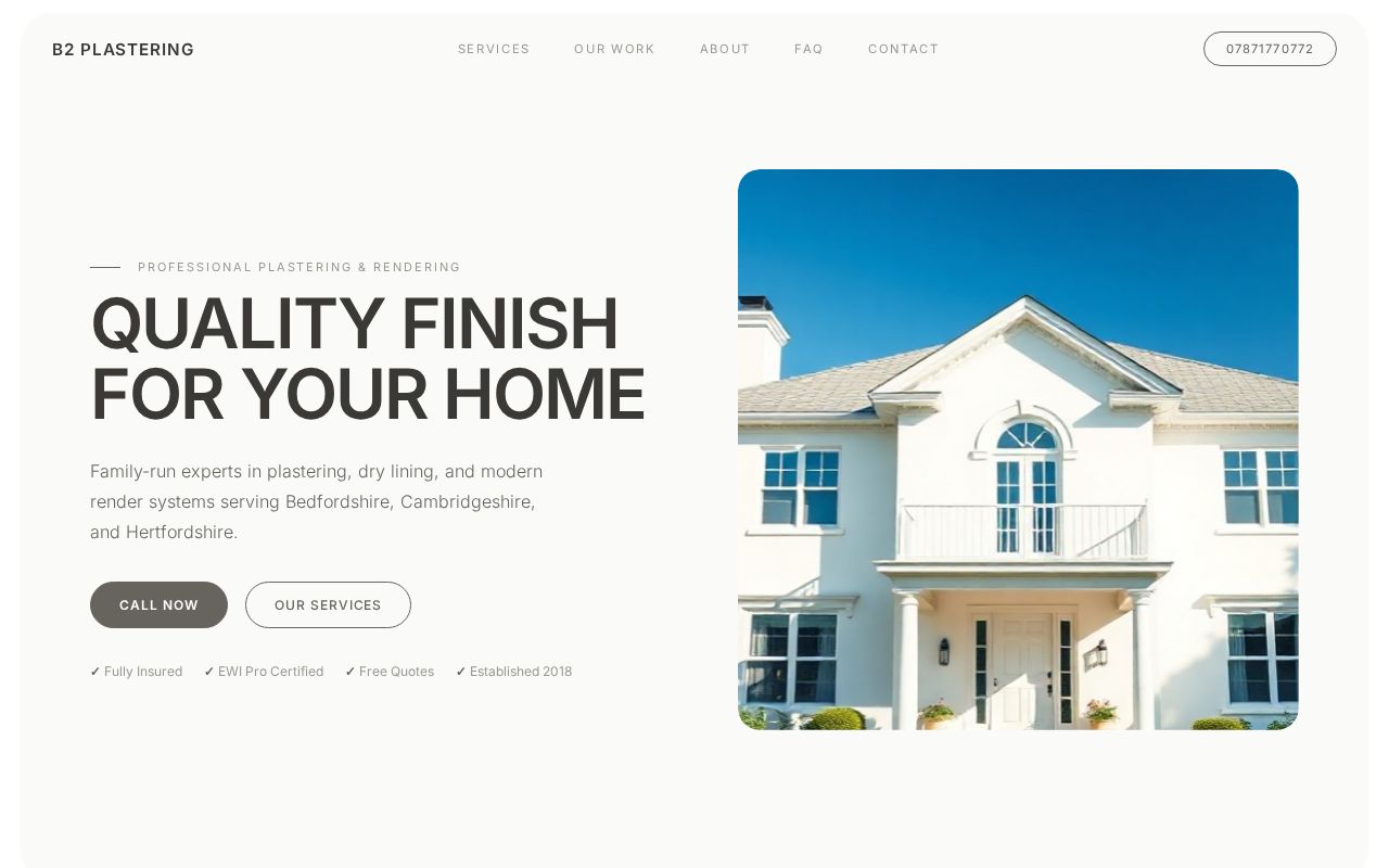 Your new website