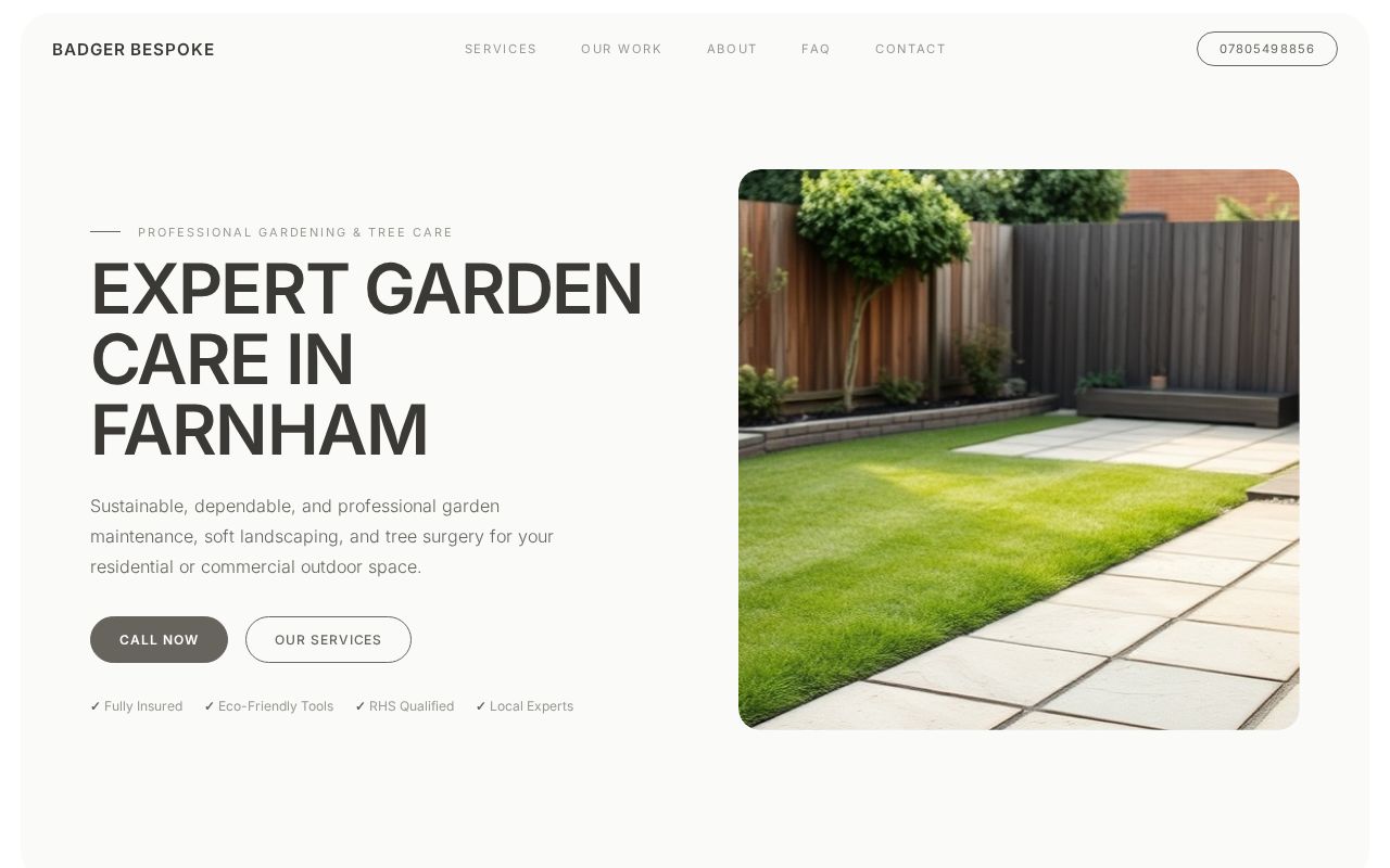 Your new website