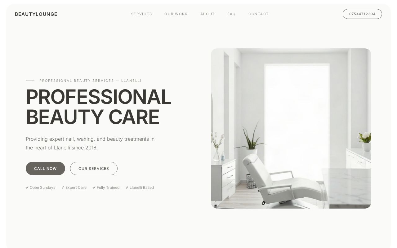 Your new website