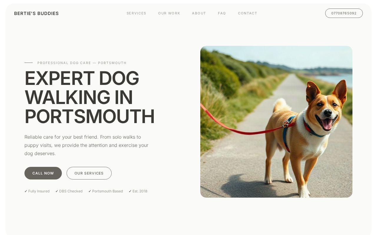Your new website