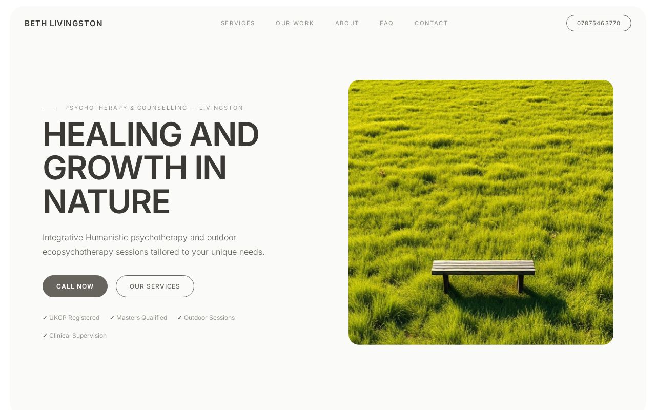 Your new website