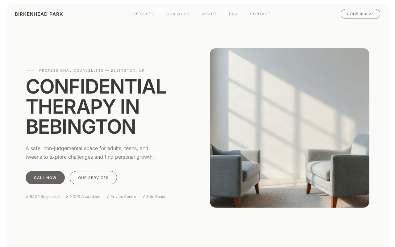 Your new website