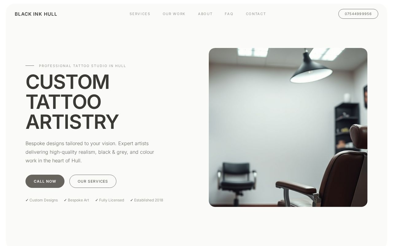 Your new website