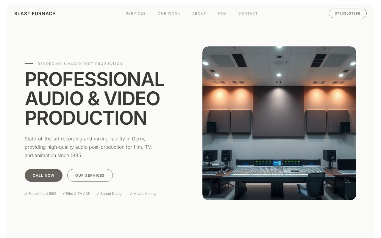 Your new website