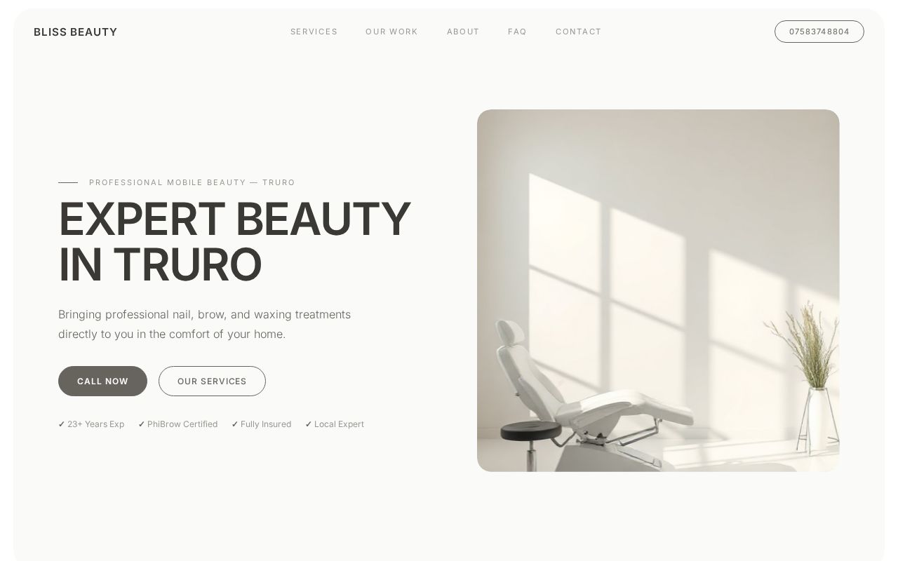 Your new website
