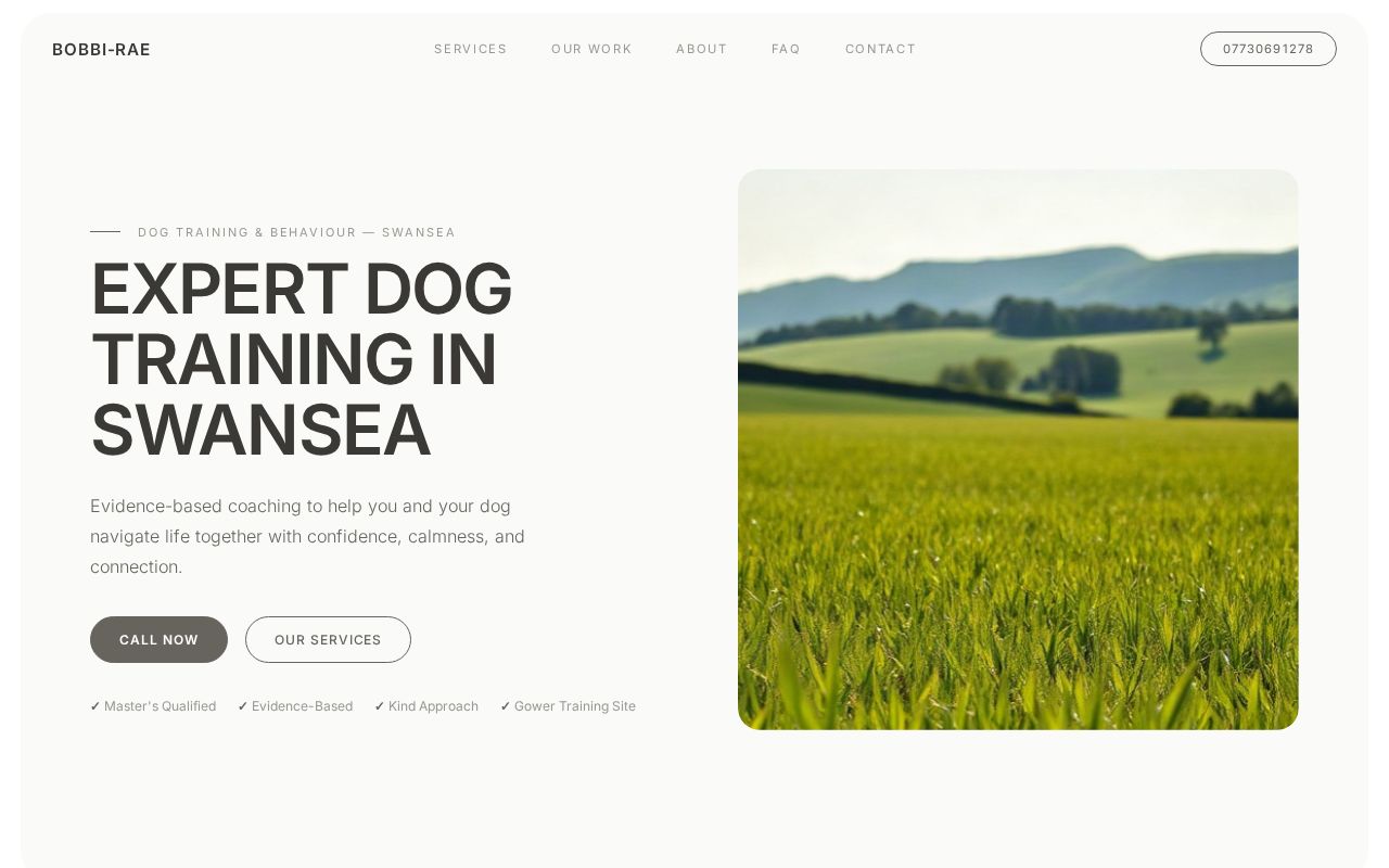 Your new website