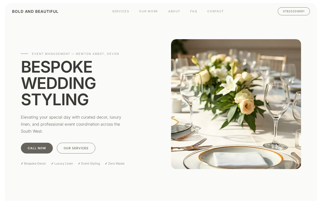 Your new website