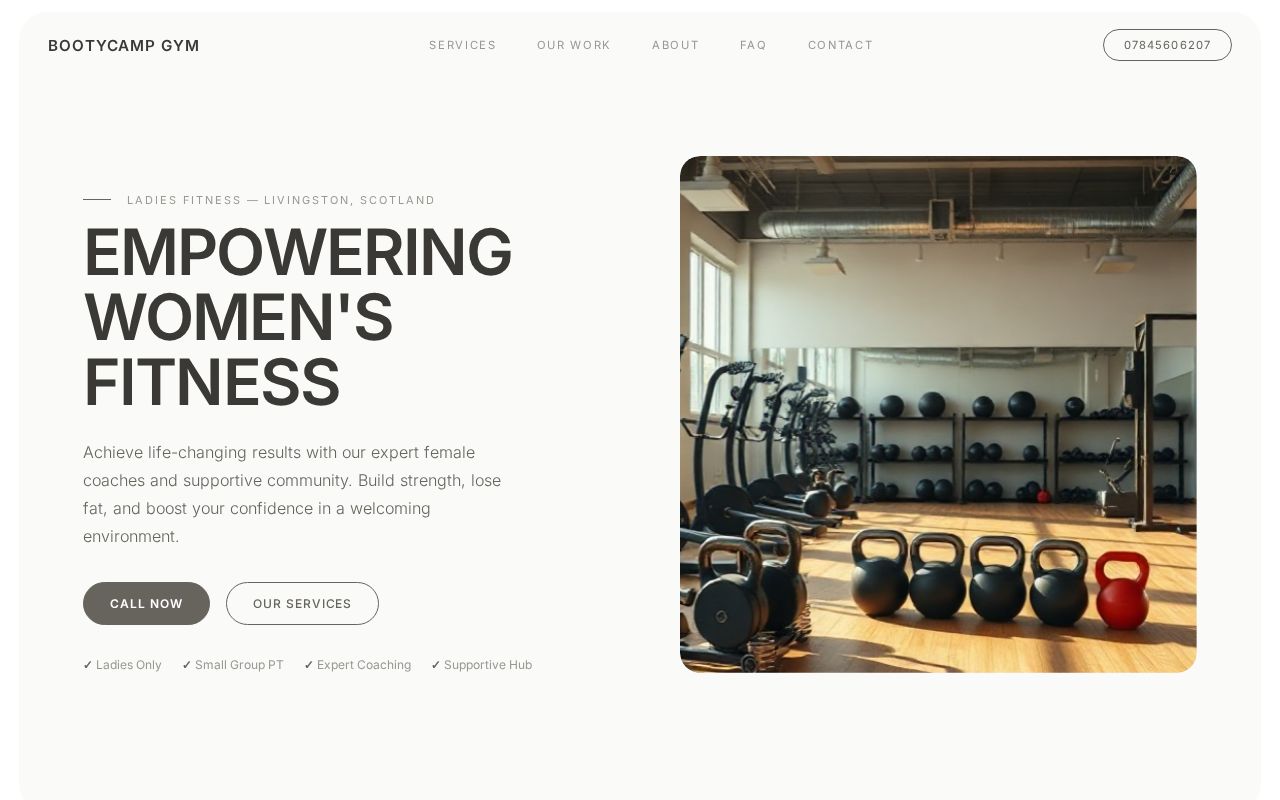 Your new website