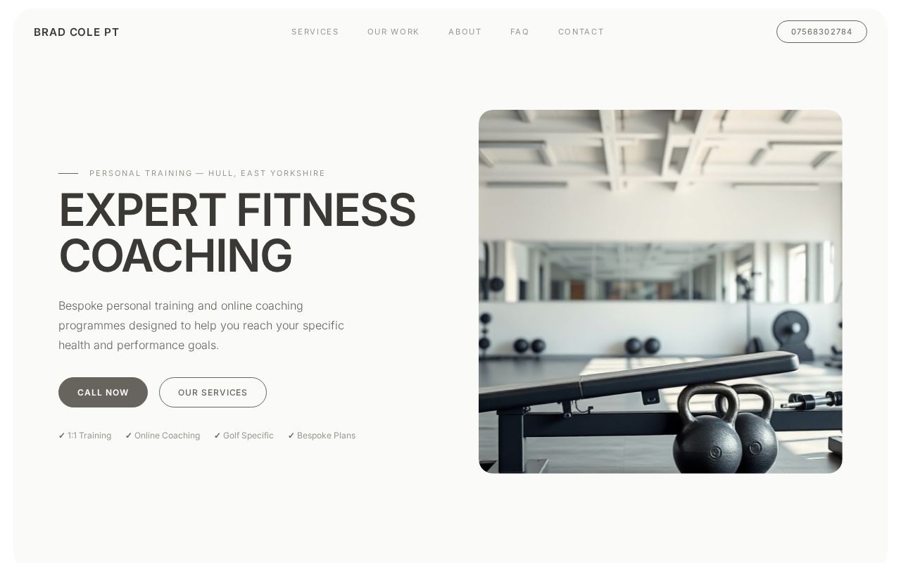 Your new website