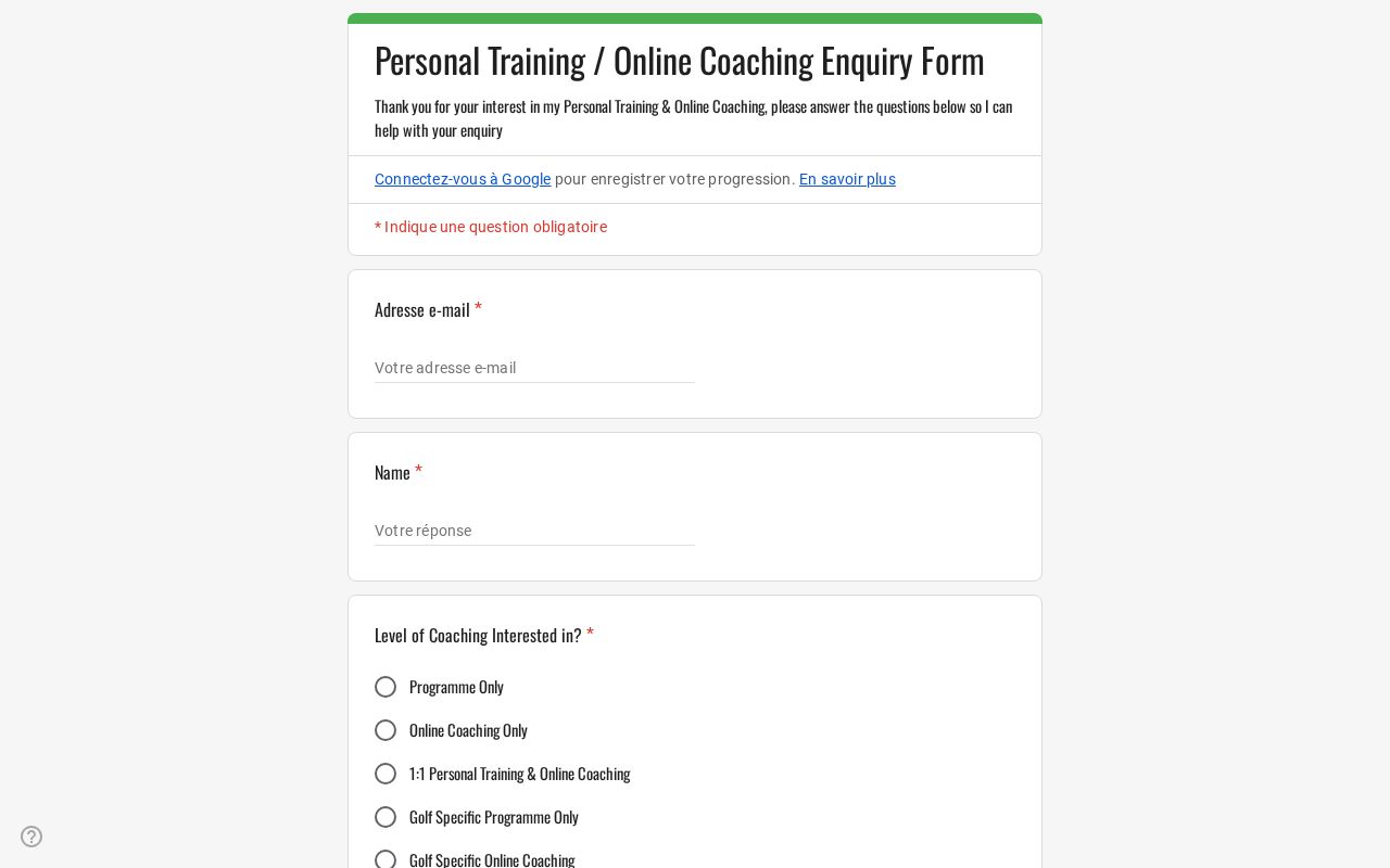 Your current website