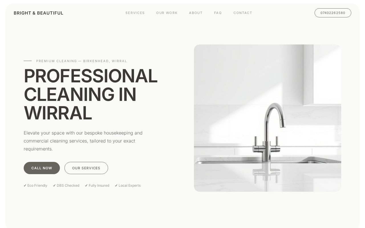 Your new website