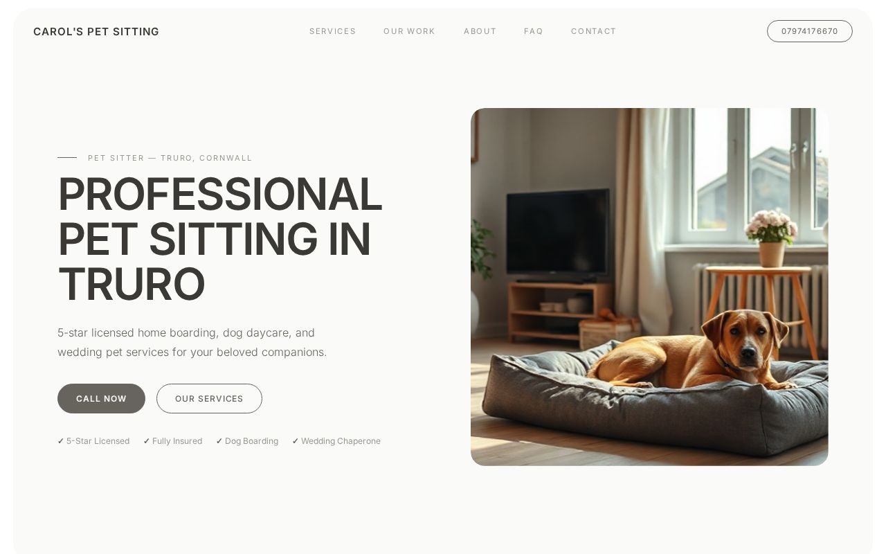 Your new website