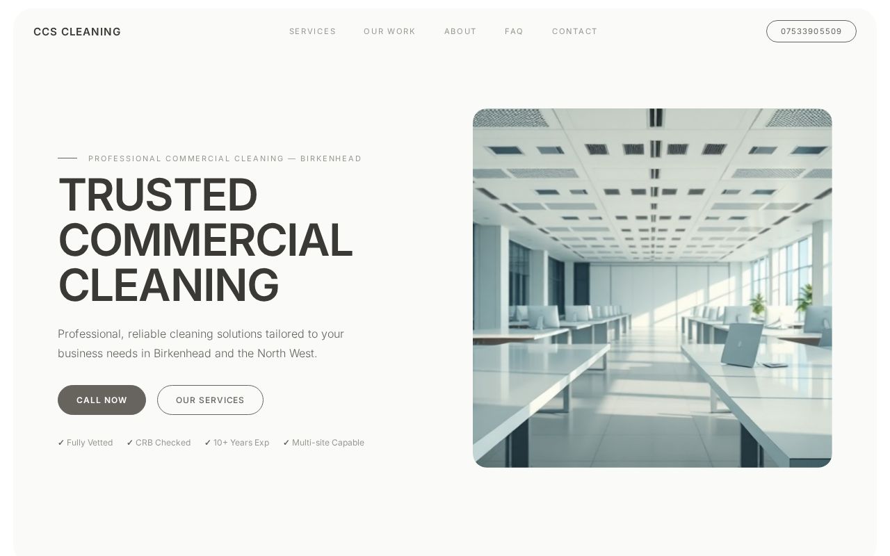 Your new website