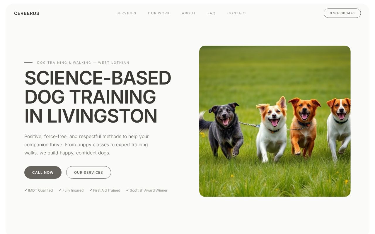 Your new website