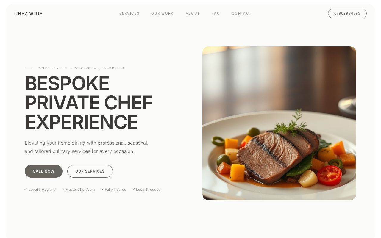 Your new website