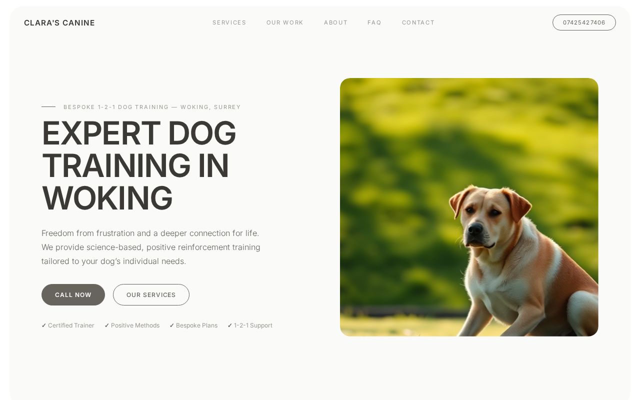 Your new website