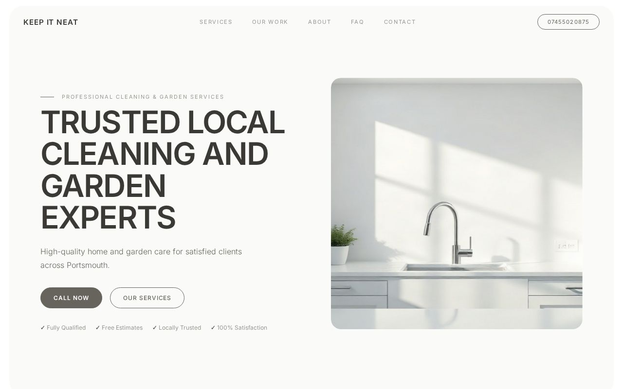Your new website