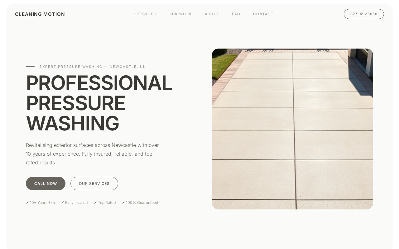 Your new website