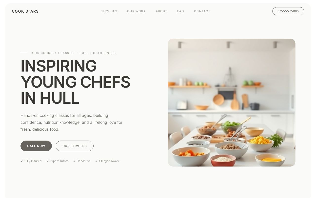 Your new website