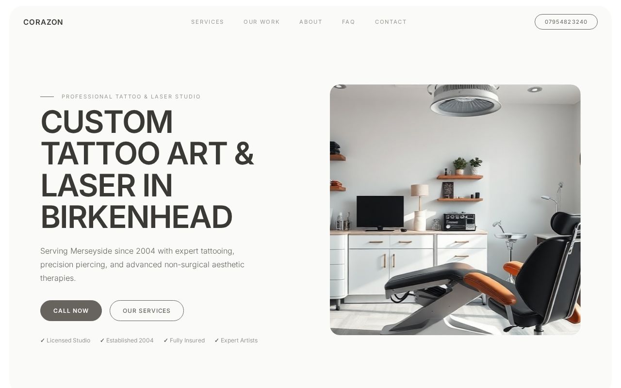 Your new website