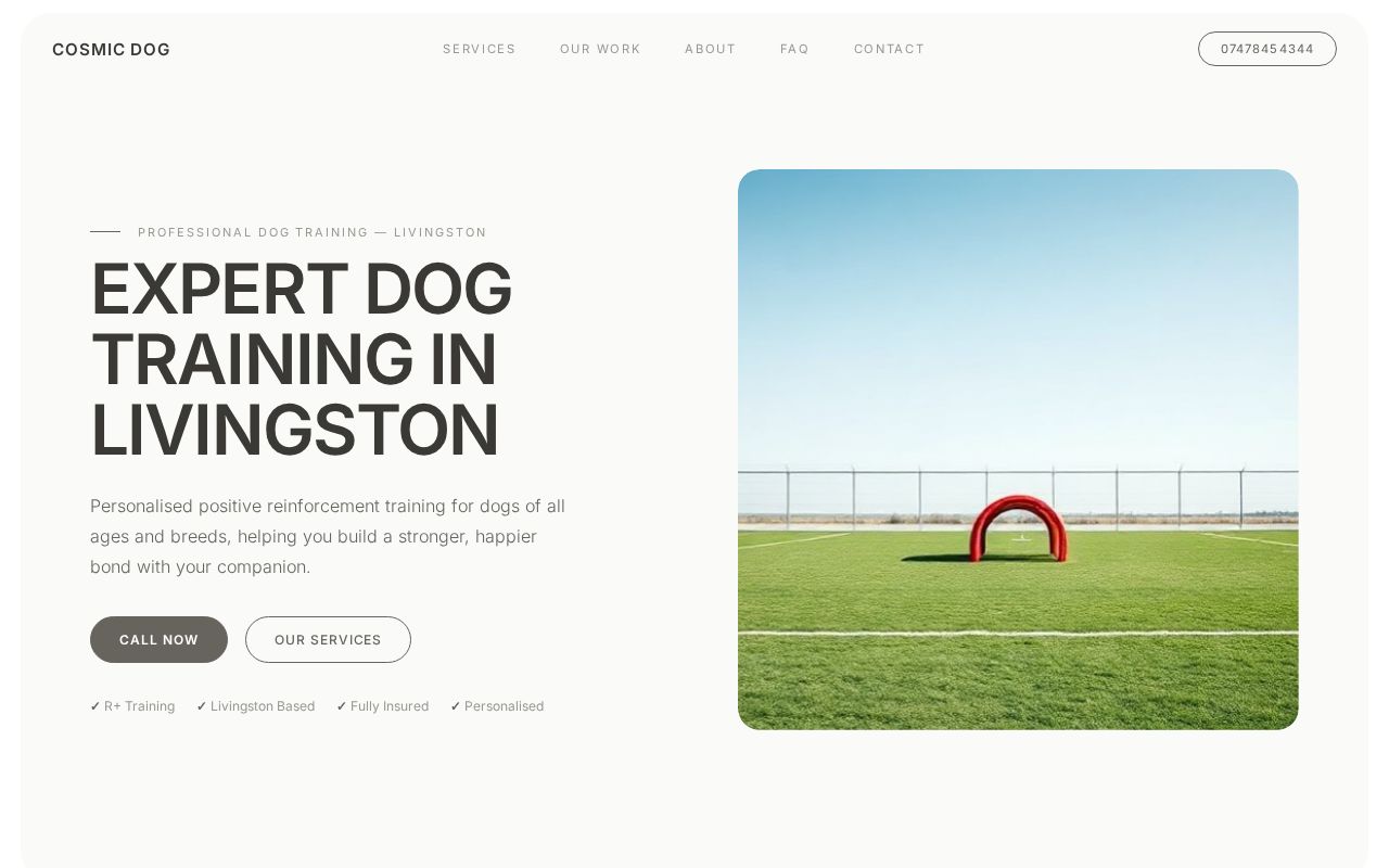 Your new website