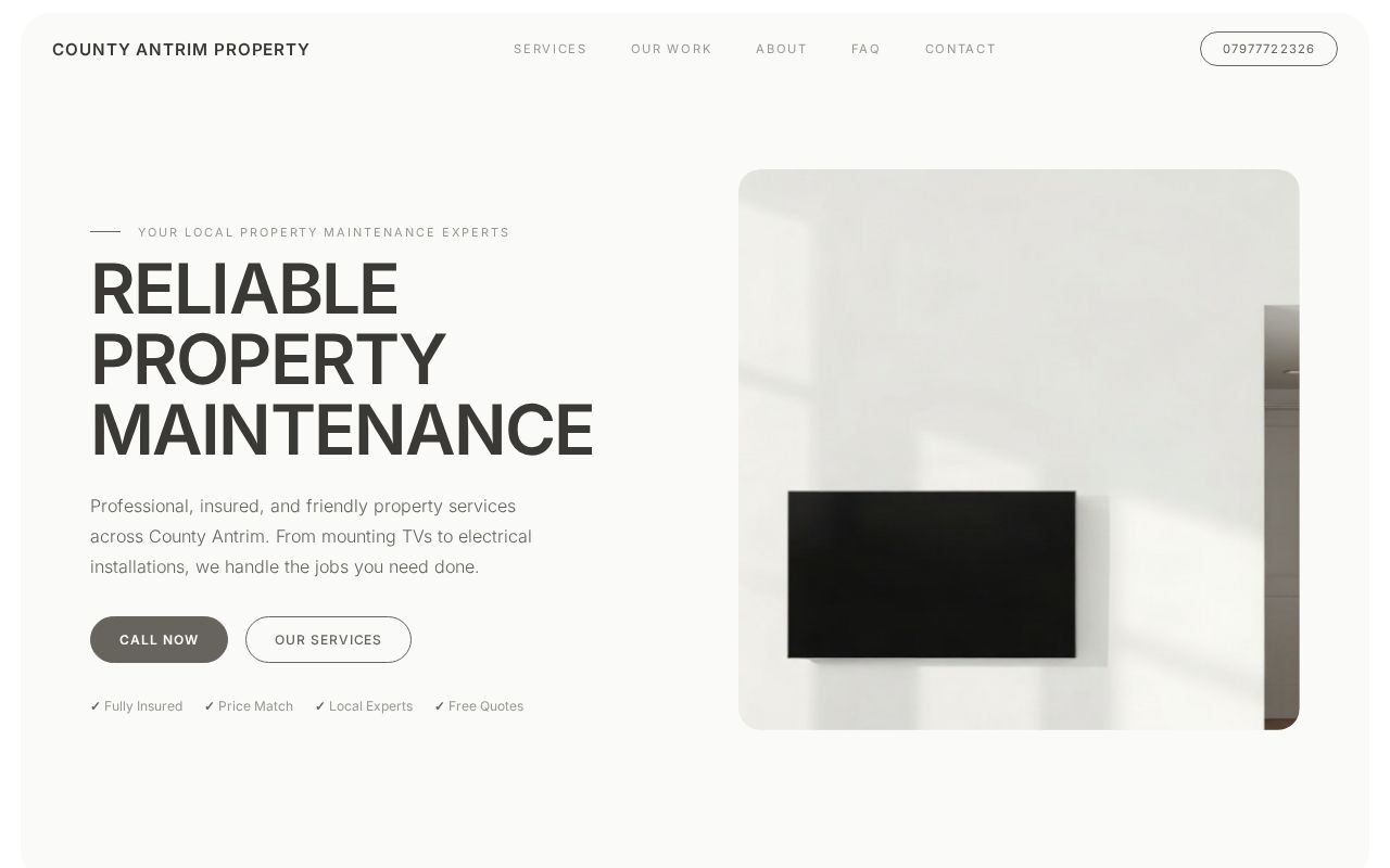 Your new website