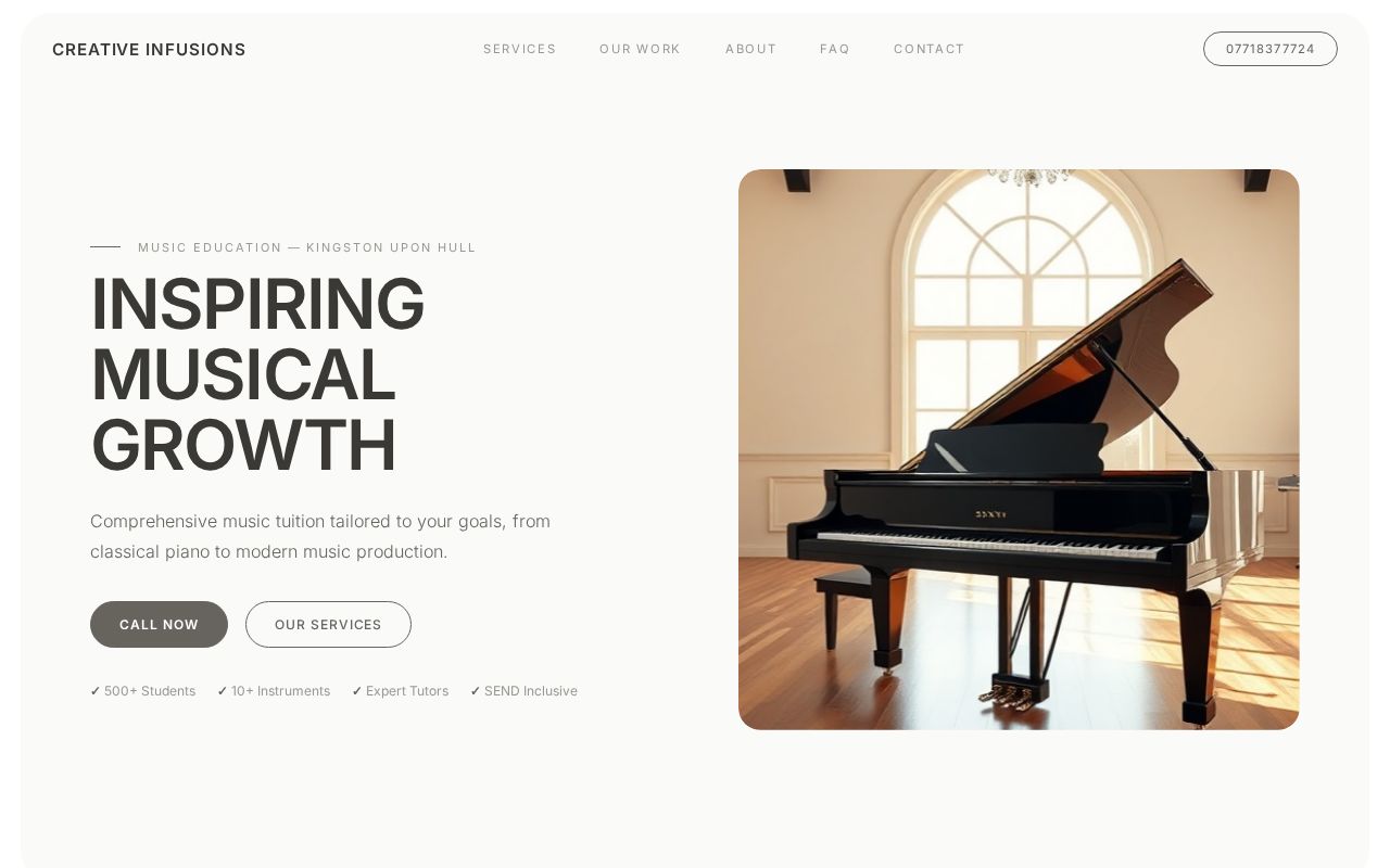 Your new website