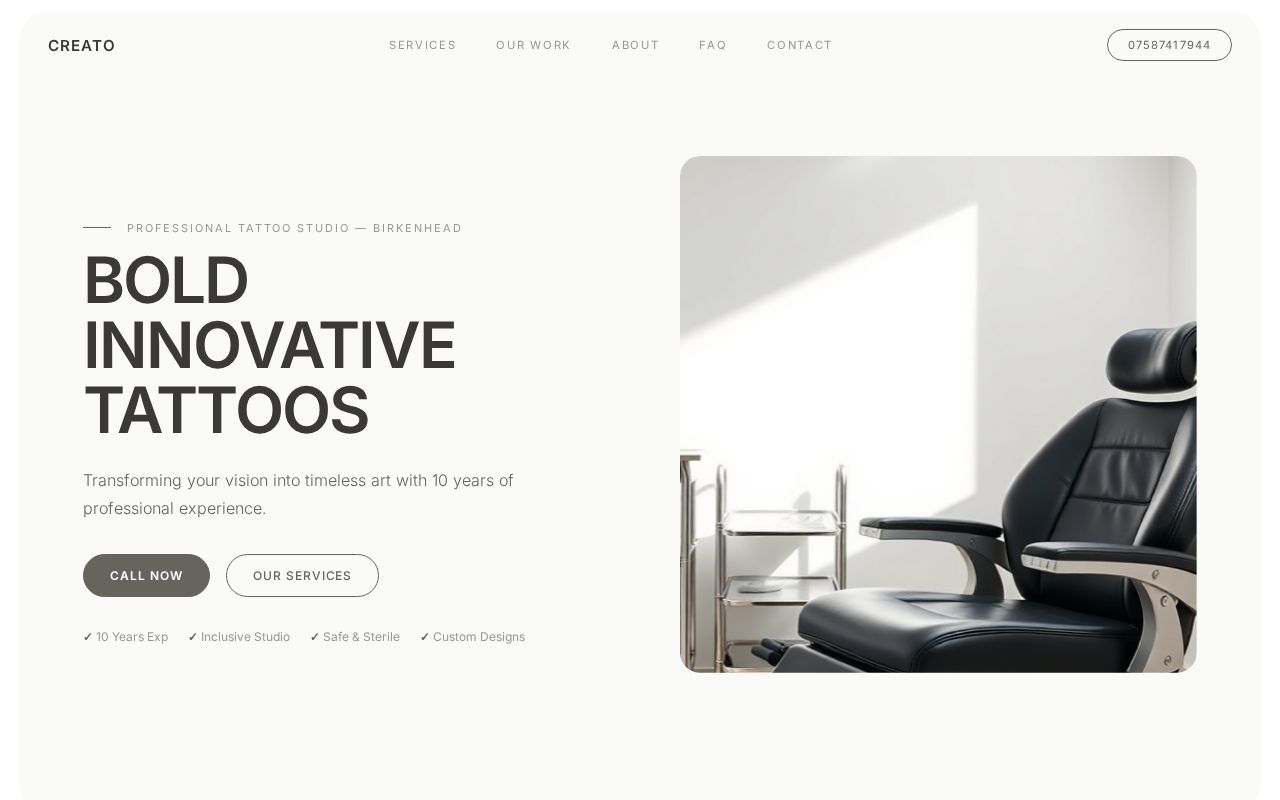 Your new website