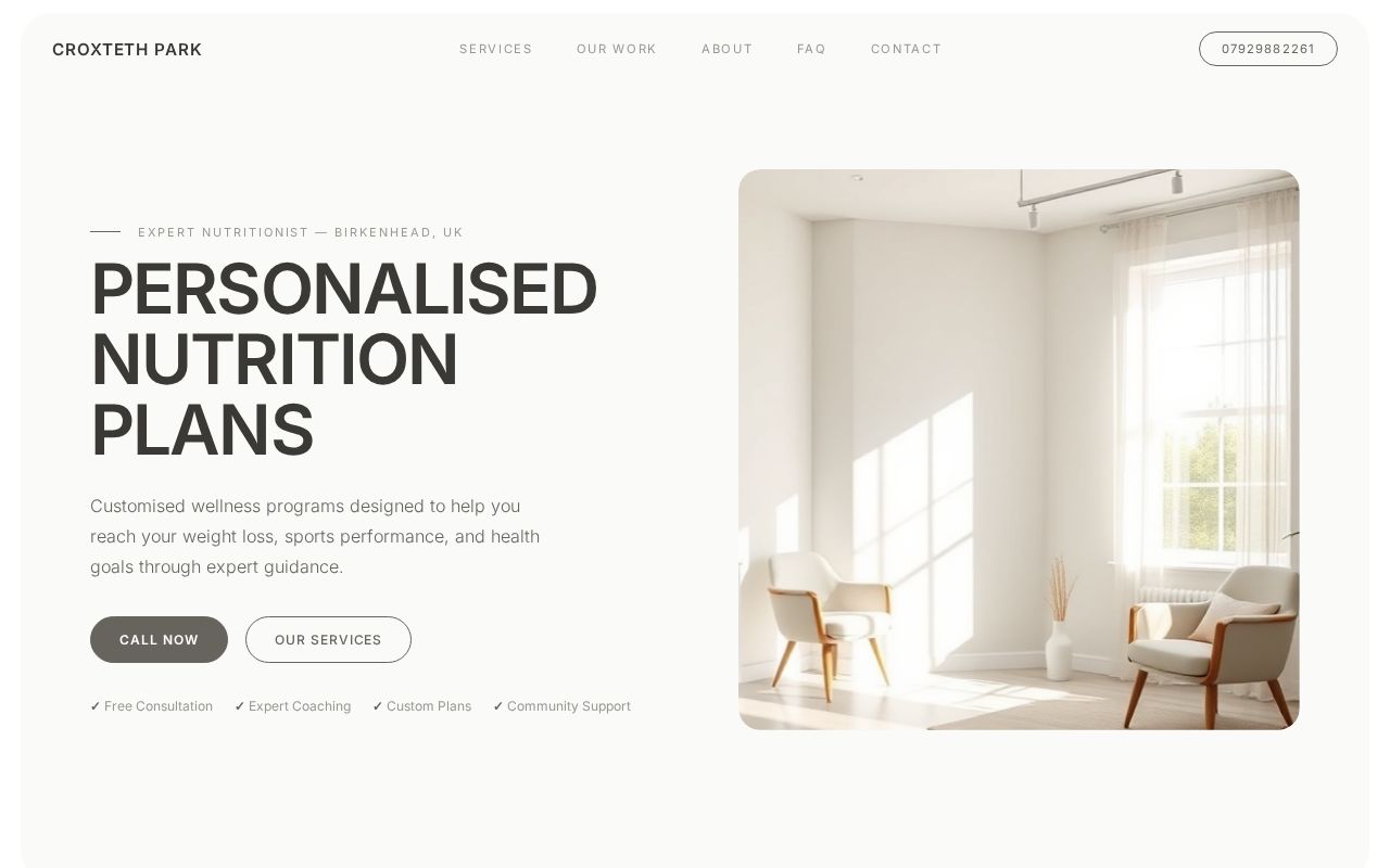 Your new website