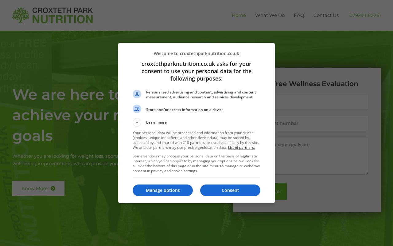 Your current website
