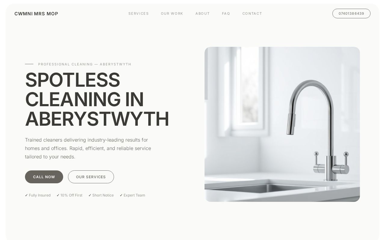Your new website