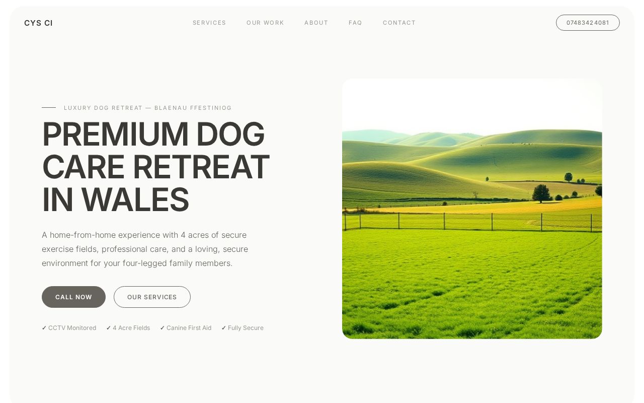 Your new website