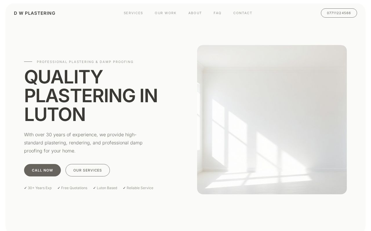 Your new website
